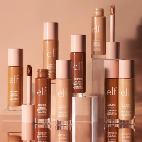 e.l.f. Halo Glow Liquid Filter, 3 Light/Medium - Image 7