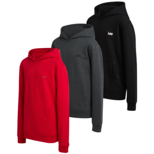 Lee Boys’ Pull Over Hoodie – 3 Pack Soft and Cozy Sweatshirt