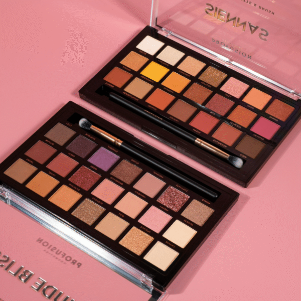 Profusion Cosmetics 21 Shade Eyeshadow Palette – Nude Bliss - Image 4