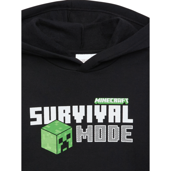 Minecraft Boys’ Front Back Graphic Hoodie - Image 3