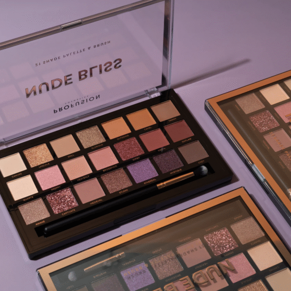 Profusion Cosmetics 21 Shade Eyeshadow Palette – Nude Bliss - Image 2